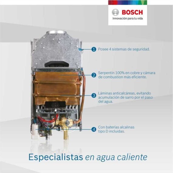 Calentador therm 2200 13l tn gn Bosch