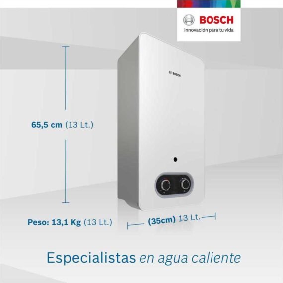 Calentador therm 2200 13l tn gn Bosch