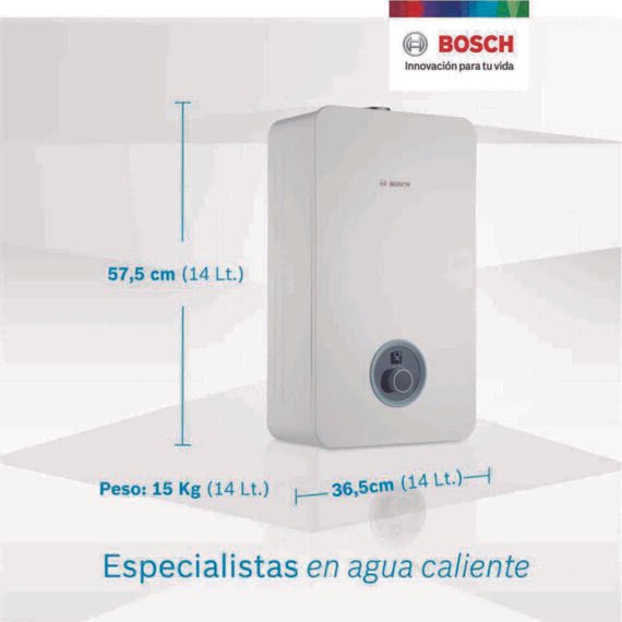 Calentador therm 2400 tf 14l gn Bosch