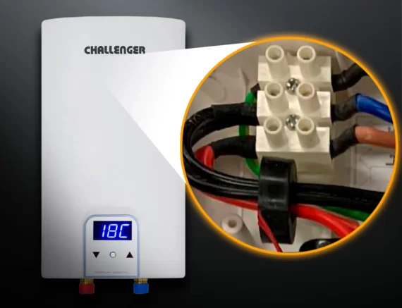 Calentador Eléctrico de Paso - Bifásico 220V 5-8 Litros